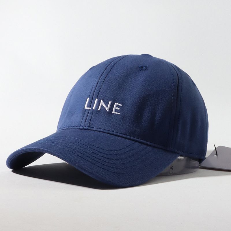 Summer Letter Embroidery Baseball Cap Fashion Men's and Women's Travel Curved Brim Duck Tongue Cap Outdoor Leisure Sunshade Hat Ball Ca-image-852588835