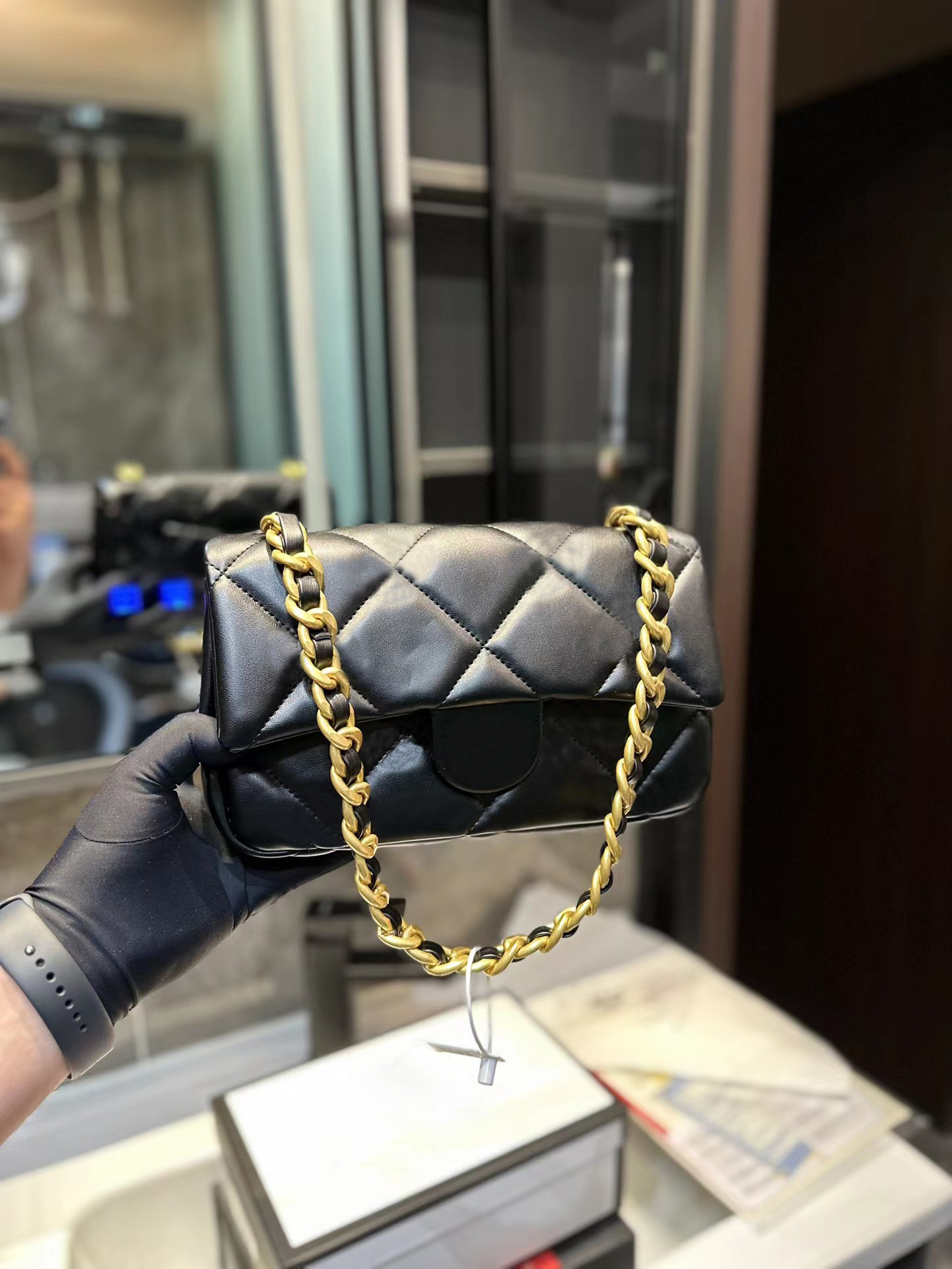 

Luxury brand Design embossed shoulder Bag Women's 2023 fashion leather chain Bag underarm handbag, #c2 as thepicture