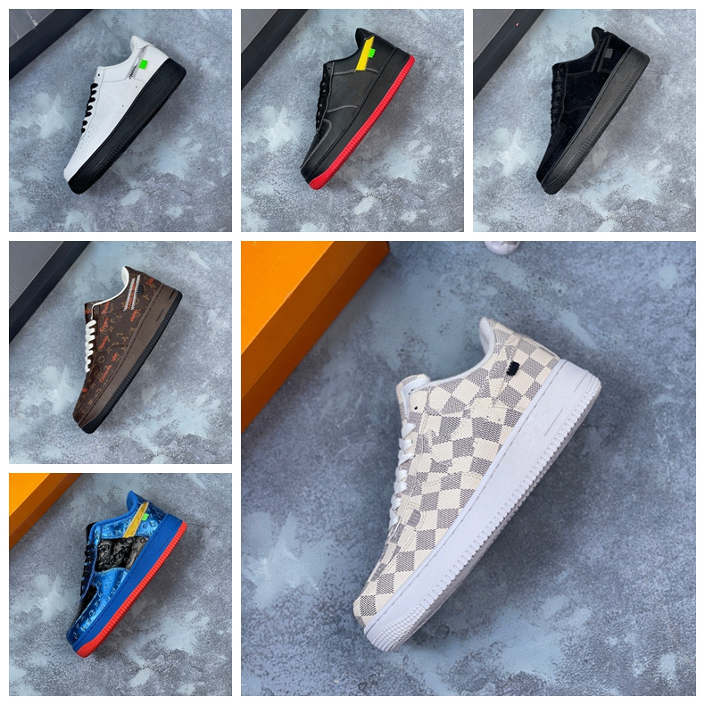 

2023 With Special Field SF AF1 Mid Running Shoes For Men and Women 45 Color Sports Shoes SF AF1 07 low Sport Trainers 36-45, Box