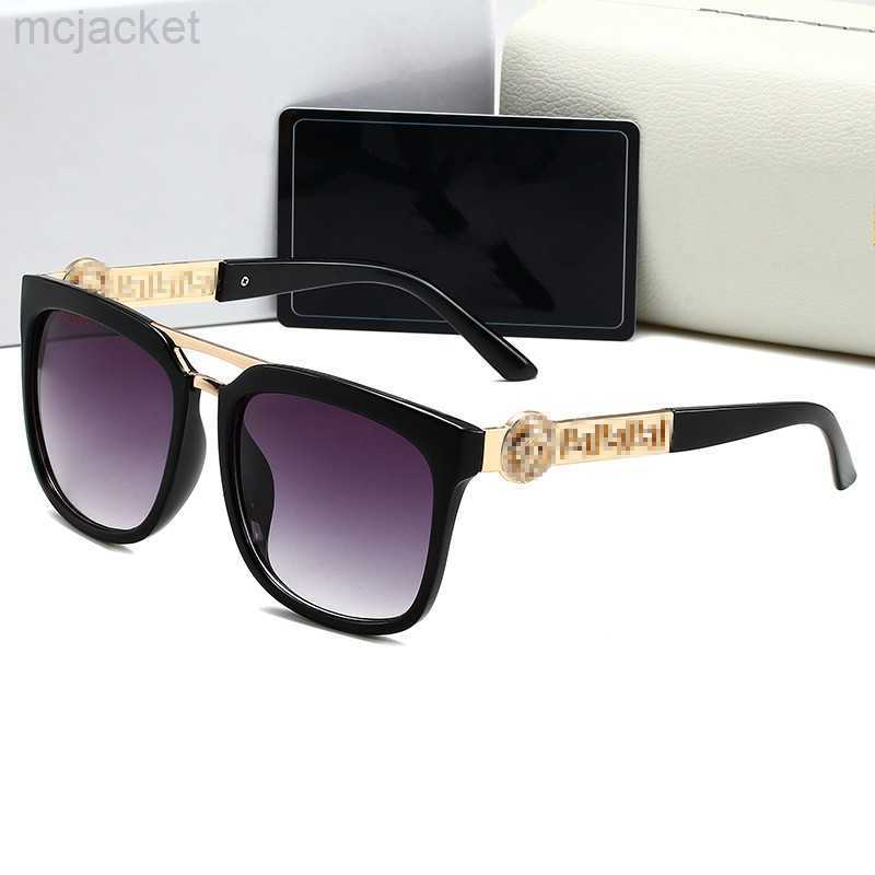 

Designer Versage Mens Womens Vercace Sunglasses 2097 Personalized Head Large Frame Driving Damp Uv Resistant Glasses