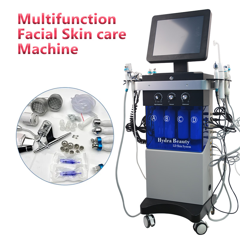 

14 in1 Hydrafacial machine Diamond Peeling Microdermabrasion Water Jet Aqua Facial Hydra Dermabrasion Machine For Spa Salon Clinic CE