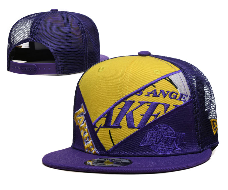 

Lakers Basketball Team Fans Baseball Hat Letters Ambroidered Cap
