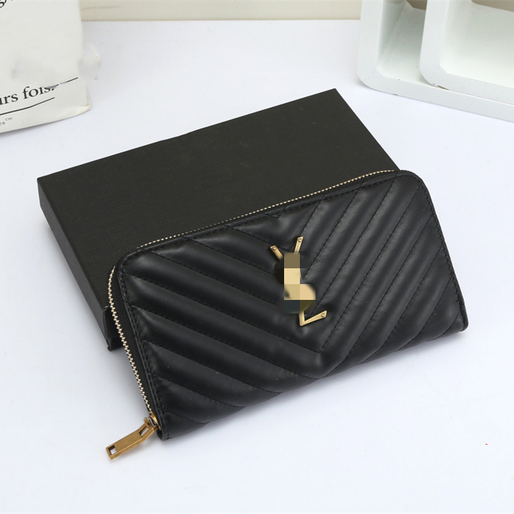 

Designer 12 Styles Purses Women Wallets Men Luxury Brand Cardholder Fashion Long Coin Pocket Y Zip Card Holders Woman Standard Wallet For Men bag, 13