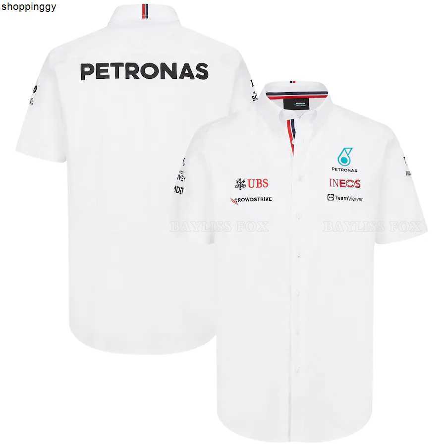 

tshirts summer for mercedes benz petronas f1 racing team auto polo shirt lapel motorsport quick dry breathable casual, 01
