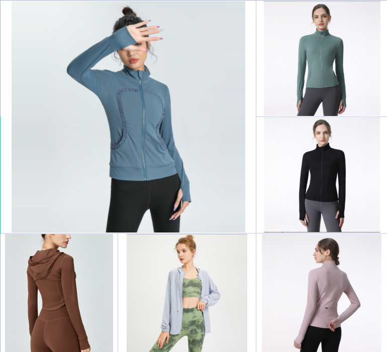 

LU -06 Yoga Jacket 5 models Women's Define Workout Sport Coat Fitness Jacket Sports Quick Dry Activewear Top lu-lu Solid Zip Up Sweatshirt Sportwear lululemens