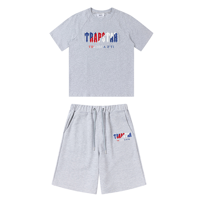 

TRAPSTAR Men's Tracksuits designer t-shirt luxury fashion men's T-shirt casual street hip-hop short-sleeved cotton sportswear KKKD