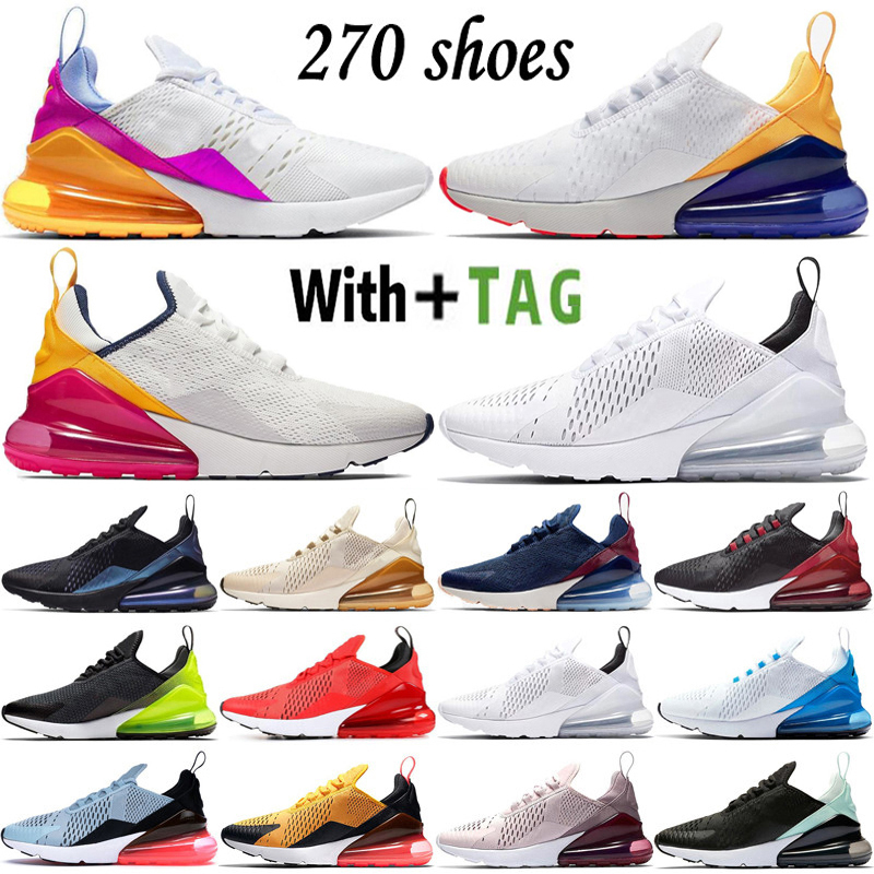 

2023 Cushion OG Designer 270 Mens Running Shoes Philippines Easter Anthracite USA Core White Racer Blue Habanero Red 27C Men Sports Women Sneakers Trainers Size 36-45