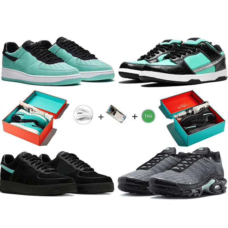 

Tiffany Men Women Running Shoes Sneaker Tiffany Blue Black Fashion Cool Shoes Newest Style Mens Trainers Sports Platform Sneakers 36-45, Color#4