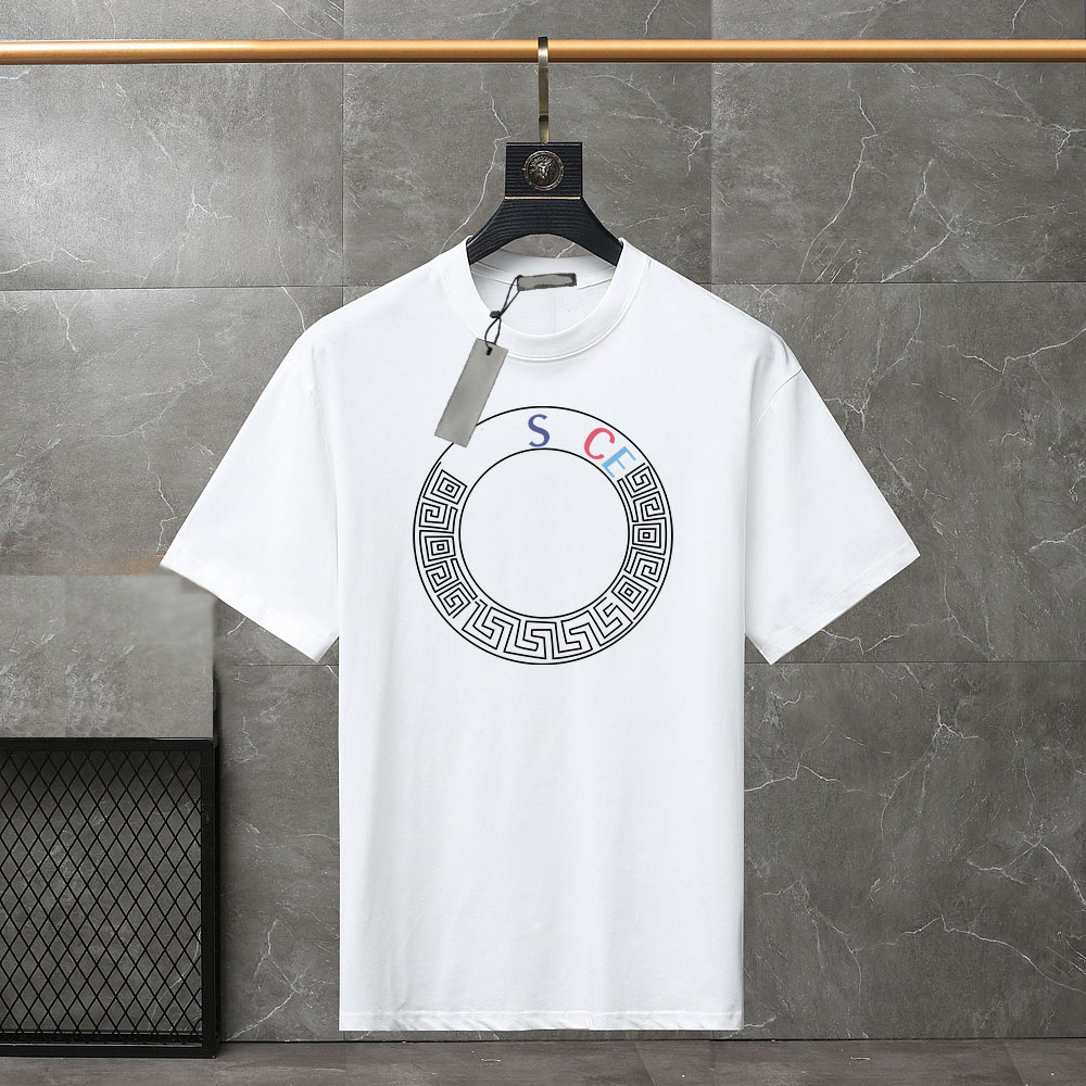 

Designer T shirt Summer short Sleeve waves Tee Men Women Lovers luxury T-shirts Fashion senior Pure cotton high quality Top large size XS-3XL #46, 02