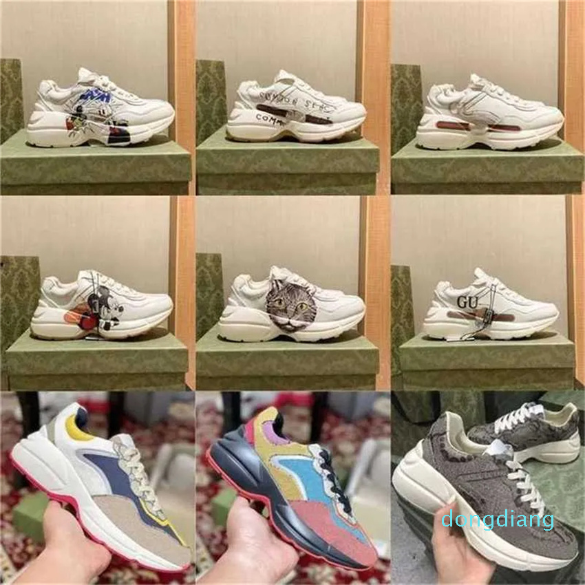 

Designer Sneakers Casual Shoes Sneaker Runner Trainers Platform Shoes Lady Luxurys Chaussures Multicolor Men Women Size 35-46, 12