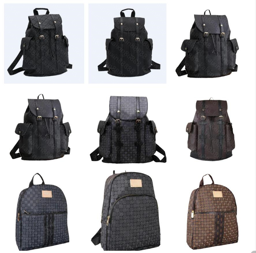 

Designer Christopher Backpacks School bag pu leather Apollo DISCOVERY Luxury Trio Flowers Men Women Outdoor Travel Bag Josh Fashion Steamer Students Back Packs, Color
