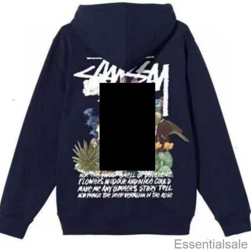 2023 Designer Hearts Hoodie Stussys Mens Hoody Clothing Womens Heart Hoodies Hooded Flower Arm Front Printed Fashion Brand Pocket Zipper Jackts Mlxu