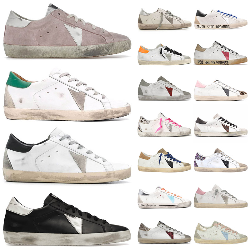 

aaa Quality golden goose sneakers dress shoes women men luxurys designer flat heel des chaussures Golden Goose. superstar super star trainers big size 35-46, A0 bone white 36-46