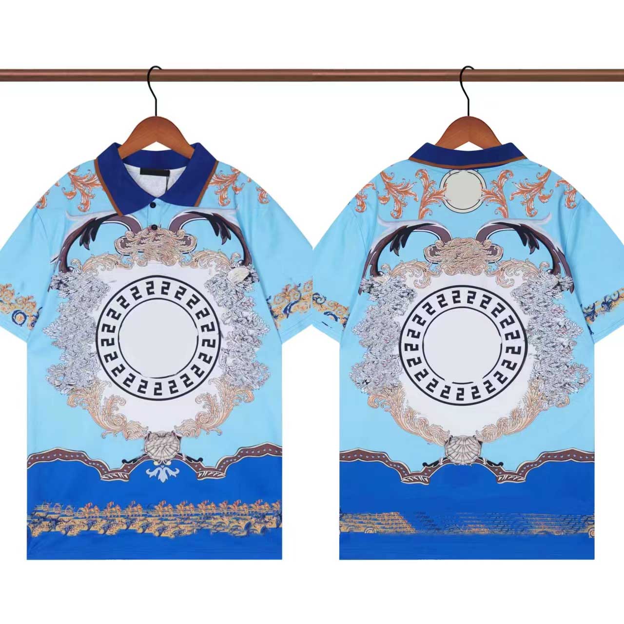 

2023 Mens Polo Shirt Designer Man Fashion Horse T Shirts Casual Men Golf Summer Polos Shirt Embroidery High Street Trend Top Tee Asian size -XXXL