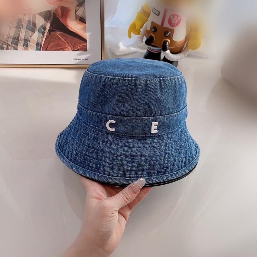 

Bucket caps men fisherman hat designers canvas letter stingy brim hats women summer sunhats with 3 colors, Black