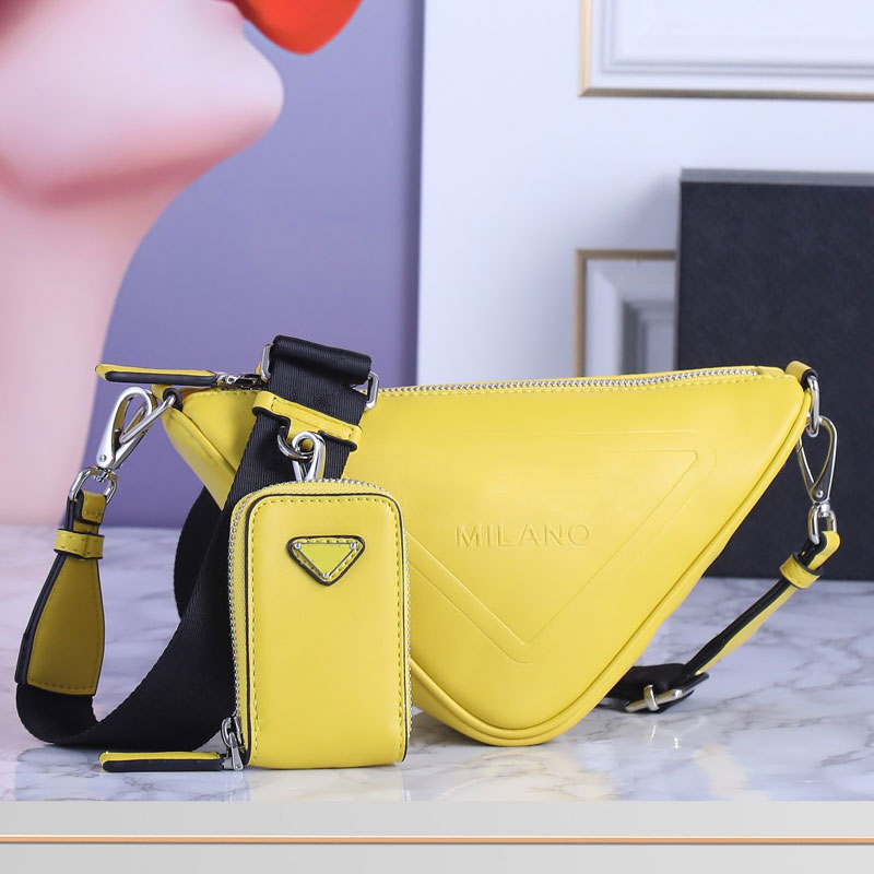 

Large Capacity Tote Bag Handbags Purse Fashion Shoulder Crossbody Bags Women Zipper Closure Triangle Genuine Leather Clutch Wallet High Quality Totes, Pink