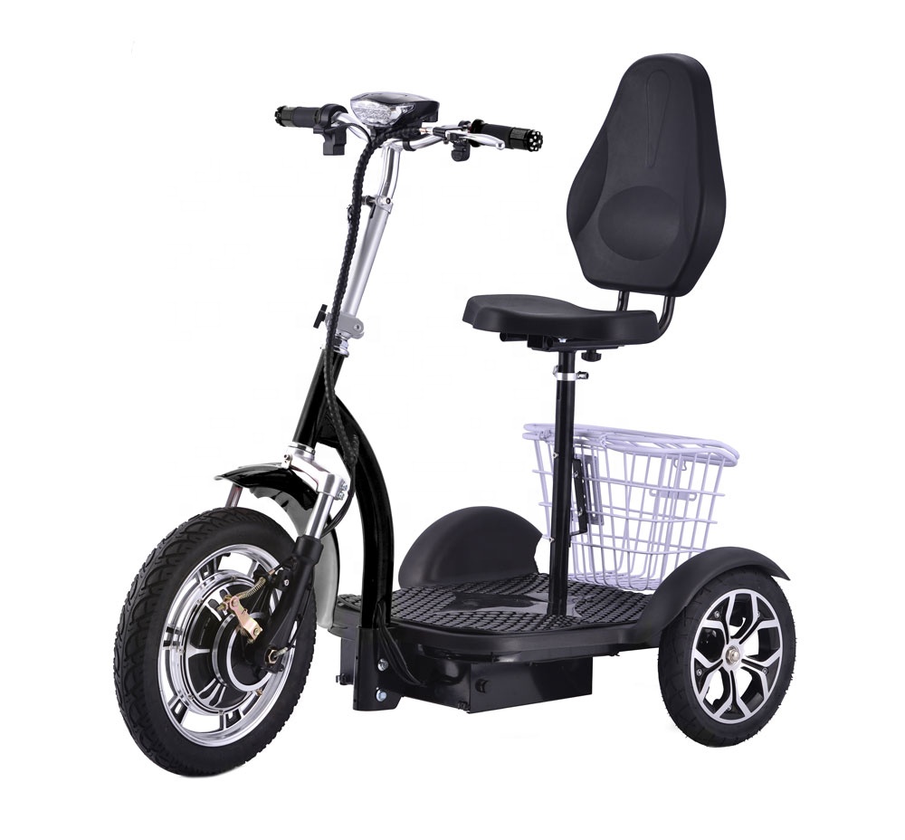 

Zappy 500W Tricycle 3 Wheels Electric Scooter Foldable Mobility Scooter Lithium Battery Removable