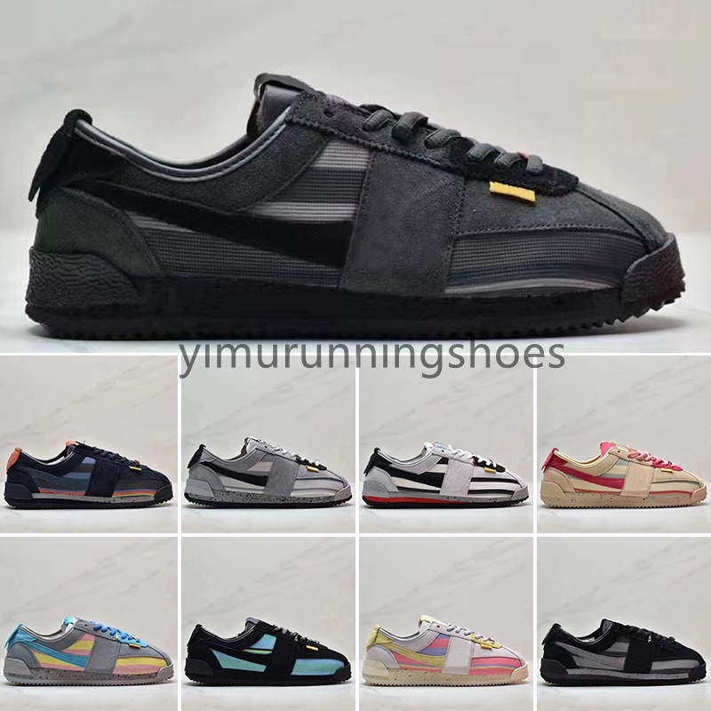 

WITH BOX Designer men women Cortez running shoes Forrest Gump Black White bronze heel Stranger Things light bone Oregon Psychic Blue mens classic sports sneakers Y6, Color 9 40-45