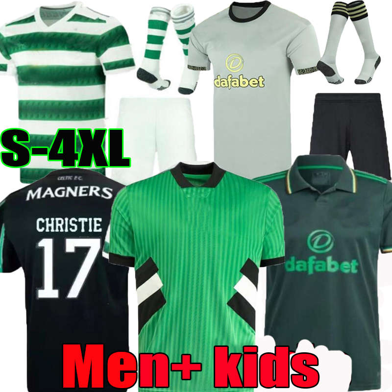 

S- 22 23 CeLTic Soccer Jerseys 2022 2023 DUFFY EDOUARD Home Men kids Football Shirts AWAY JOTA Rogic Abada Furuhashi Giakoumakis MCGREGOR GRIFFITHS, 22/23;third