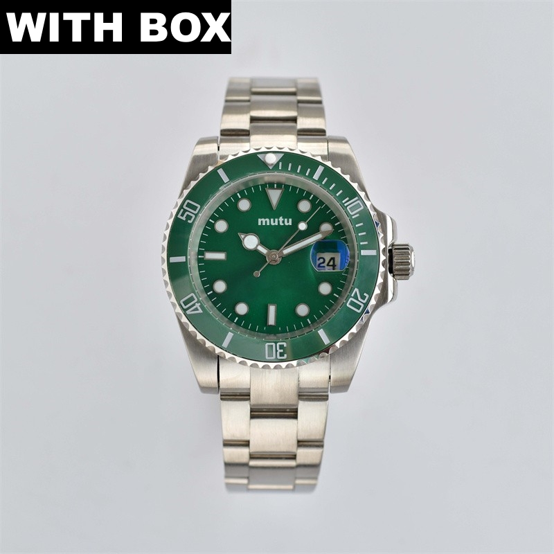Mens 41mm watches automatic mechanical movement Three lattice link band Greenwich II submariner daytona Designer Watchsxury 904L stainless steel-image-799030112