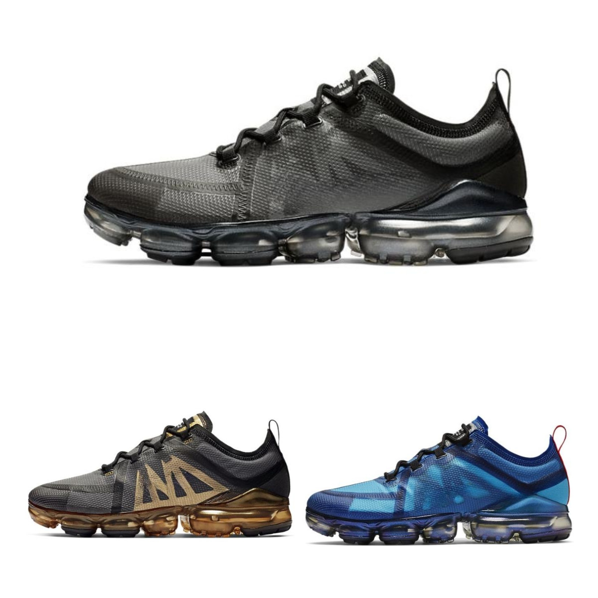 

Air Vapores max Summer New Style Running Shoes For Men And Women Size 36-45 Black White blue, Color 4