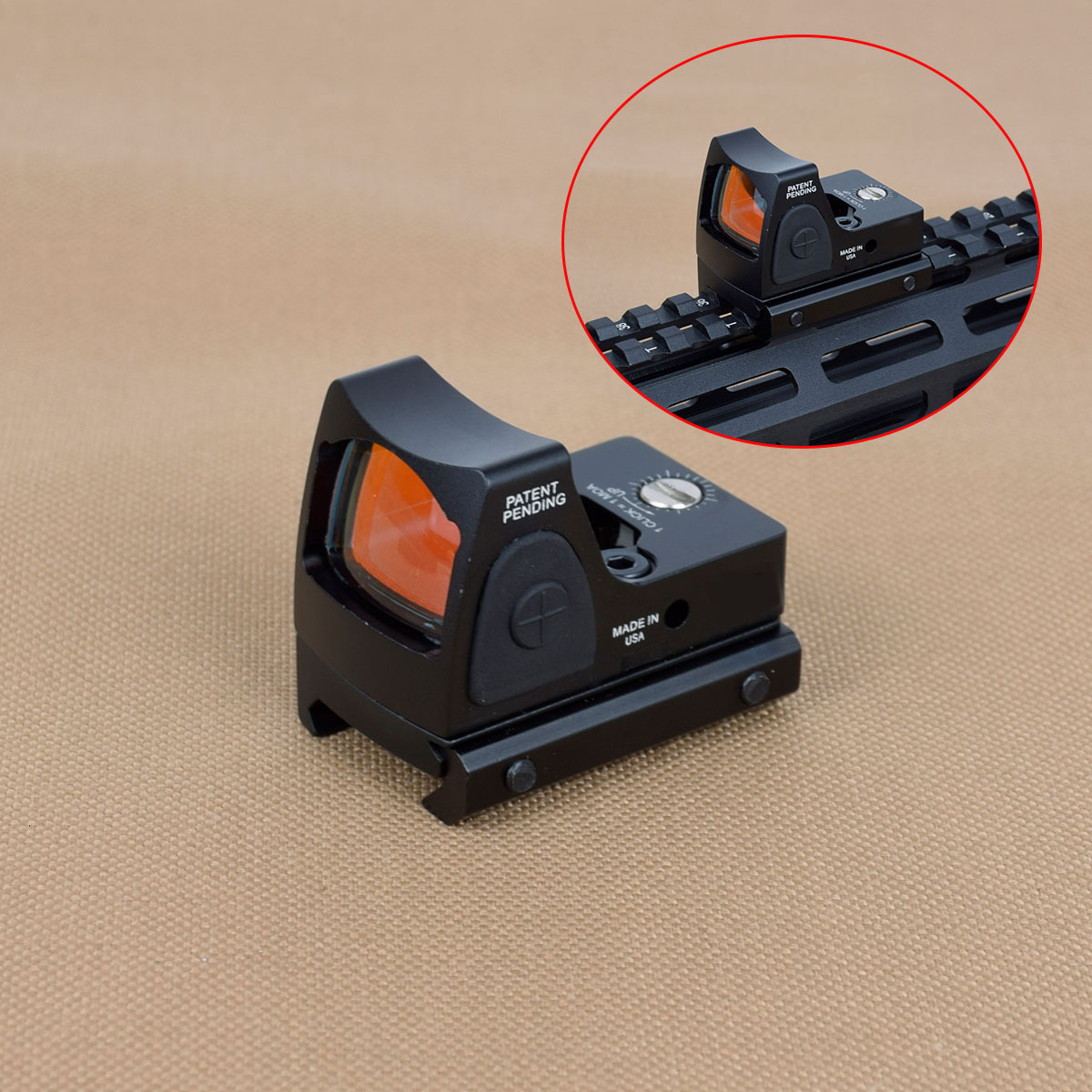 

Scope Mounts Accessories Metal RMR Red Dot Sight Adjustable Collimator Pistol Reflex Glock For Hunting AR15 M4 Optics 230322