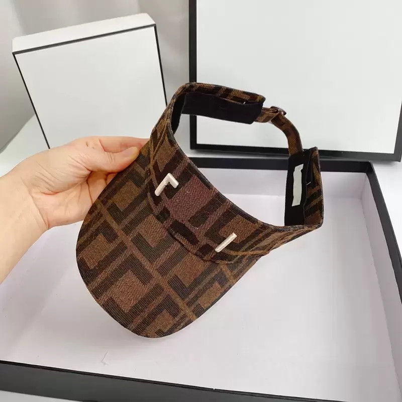 

Womens Designer Sun Visor Baseball Hat beach Cap Mens Designers Visors Caps Hats Sport Cap Women Summer Bucket Hat, As picture