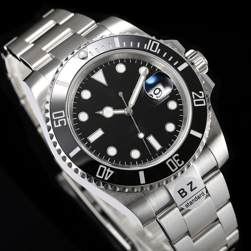 

mens watches automatic mechanical ceramics watches 40mm full stainless steel Swim wristwatches sapphire luminous de luxe watches dhgate, S7