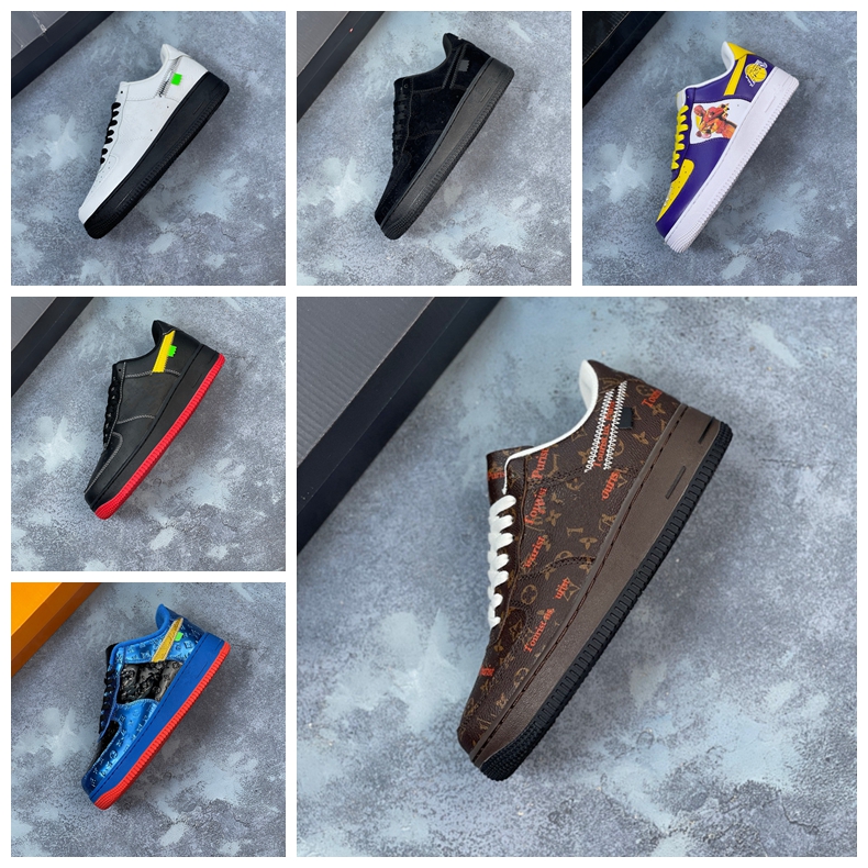 

With Special Field SF AF1 Mid Running Shoes For Men and Women 45 Color Sports Shoes SF AF1 07 low Sport Trainers 36-46, Box