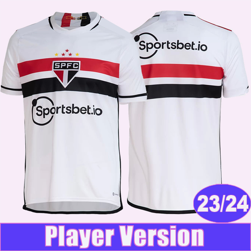 

2324 Sao Paulo Player Version Mens Soccer Jerseys ARBOLEDA CALLERI GABRIEL NESTOR DIEGO COSTA Home Football Shirt Short Sleeve Uniforms, Qy13135 23 24 home no patch