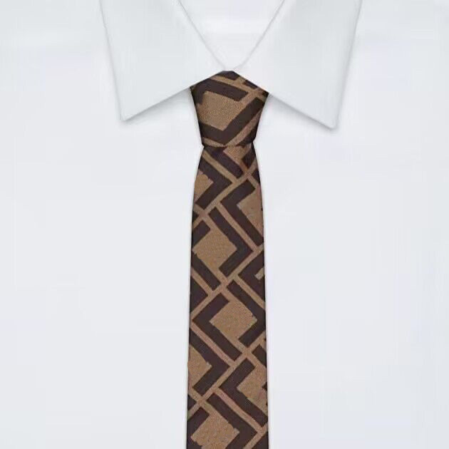

Men's Letter Tie Silk Necktie black blue Jacquard Party Wedding Business Woven Fashion Design