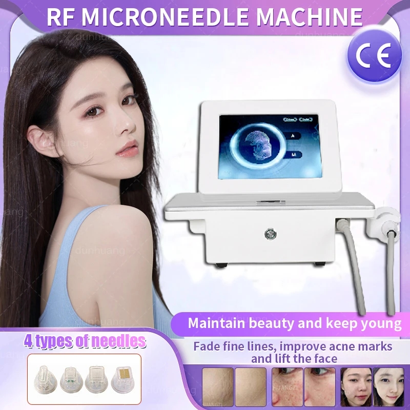 

Multi-Functional Beauty Equipment Professional Microneedle Fractional RF Machine Face Care Gold Micro Needle Rollar Acne Scar Stretch Mark Removal Treatment Skin