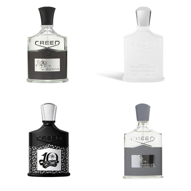 

Fragrance 100ml Men Perfume Creed Aventus Cologne 10th Aventus Anniversary Sliver Montain Gentlemen Fragrance High Version Top Quality Long Lasting 3.3fl oz