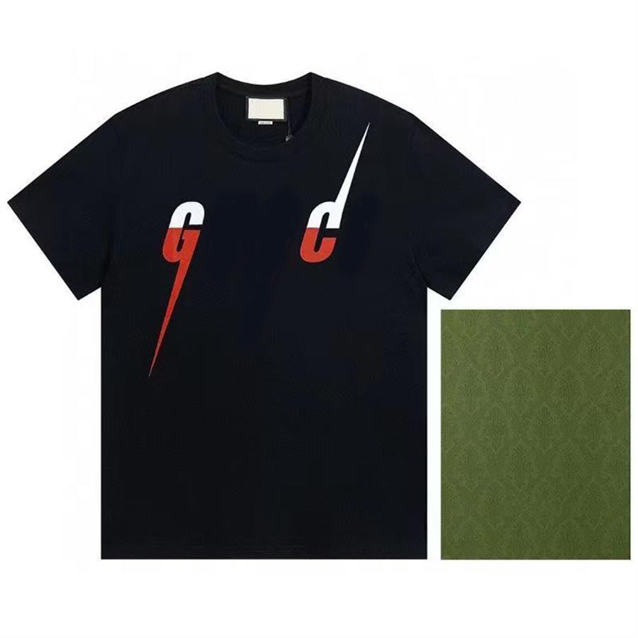 

2023 Summer T-shirt New Fashion Brand Printed Round Neck Cotton Short Sleeve Unisex Loose Casual Top S-3XL, 003