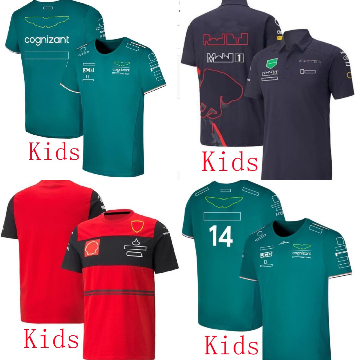 

kids T-Shirts Aston Martin Rugby Jerseys T-shirt AMF1 2023 Official Mens Fernando Alonso T-Shirt Formula 1 Racing Suit F1 Shirt MOTO Motorcyc Tees, Orange