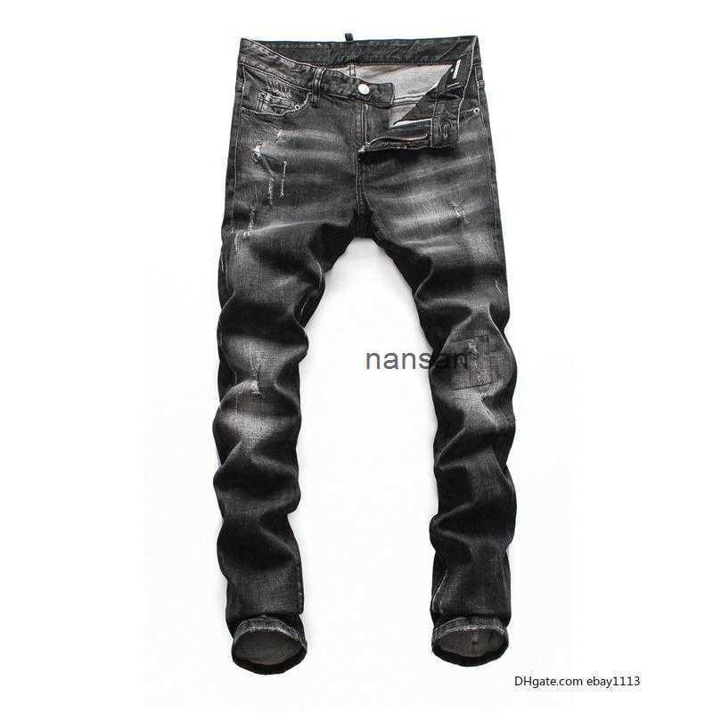 

jeans D2 mens luxury designer jeans ripped pants pour hommes skinny men s DSN21 hip hop biker motorcycle denim rock lrx zNP oIc, 8114
