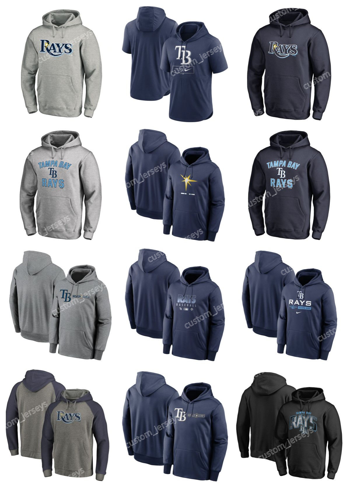 

Tampa''Bay''Rays''Hoodie Men Women Youth Olive 2022 Salute to Service Therma Performance Pullover Custom Jersey Baseball Hoodie, #3