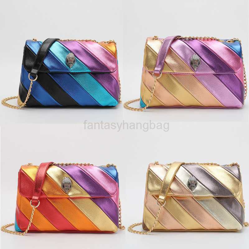

Shoulder Kurt Geiger Bag Purses for Women Chain Crossbody Bags Designer Handbag Luxury Lady Slingbag Wallet Rainbow Mini Messenger GDE2, 1# 27x11x17cm