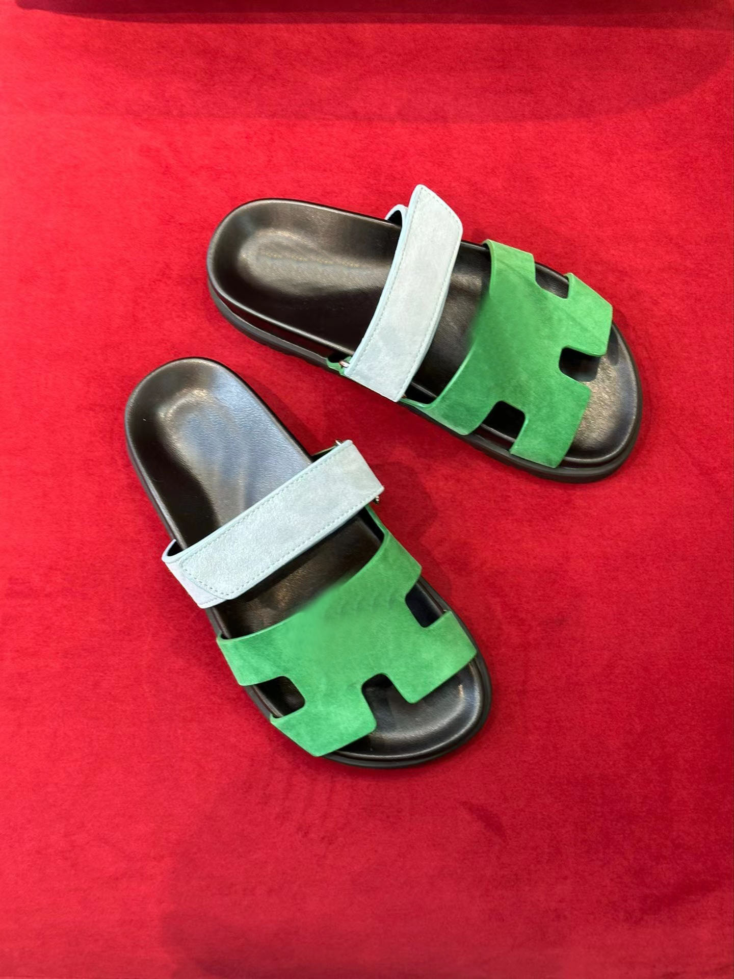 

Designer Izmir Flip Flop Slippers Oran Heritage Calfskin Sandals Women Sandals Beach Flat Flip Flops Size 35-41, Colour 4