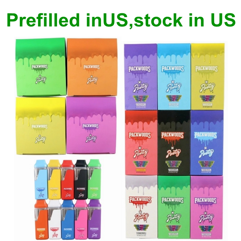

Prefilled Packwoods x Runty Rechargeable Disposable E-cigarettes Vape Pen Rechargeable 350mah 1.0ml Pods 10Strains Stock in US 50pcs