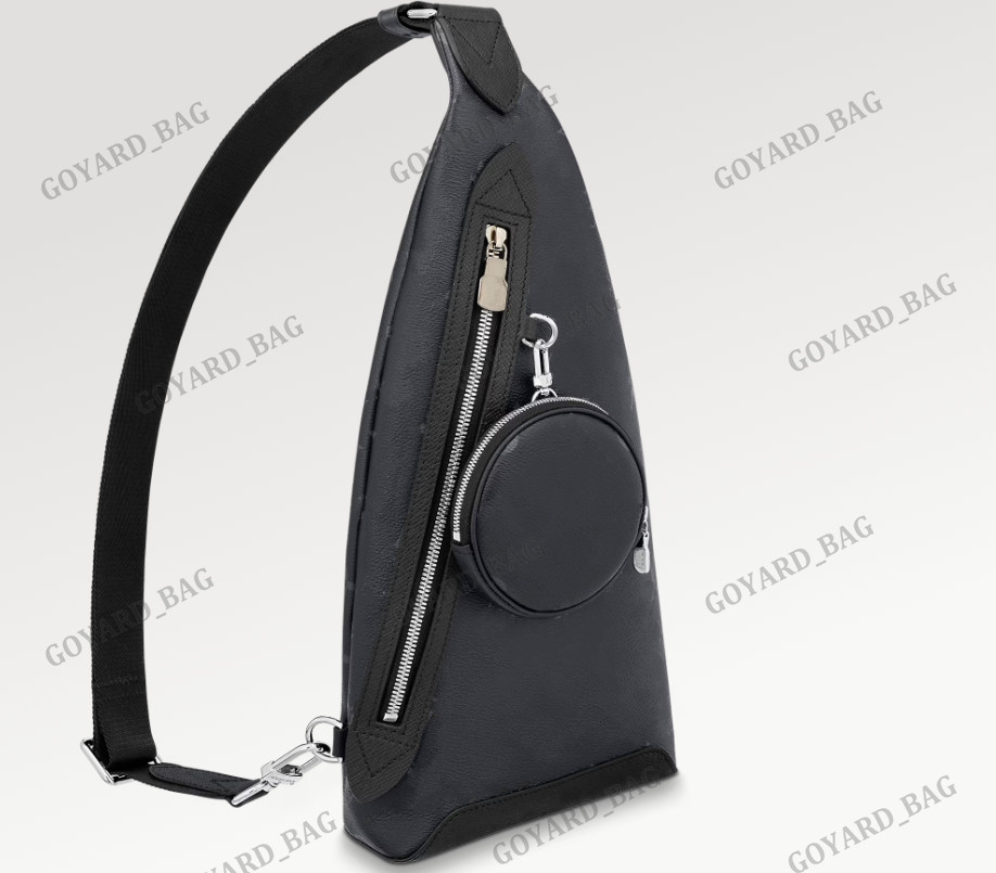 

Man Designer Duo Sling Bag M30936 Luxury Monograms Leather Shoulder Backpack Cross Body Chest Sling Backpack Mens Anti-Thief Crossbody Personal Pocket Bags Purse, Ssssss