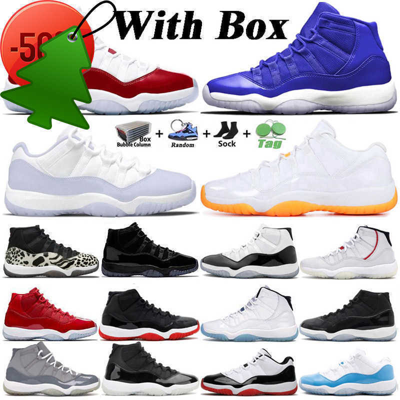 

With Box Jumpman 11 Basketball Shoes Mens High 11s Royal Blue Cherry 25th Anniversary Space Jam Low Concord 45 Infrared CITRUS Men Women, 29