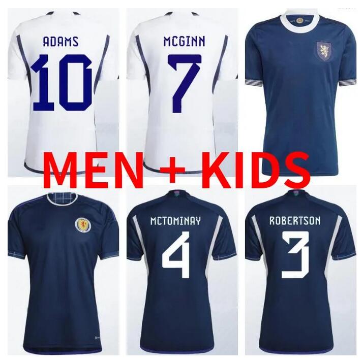 

2022 2023 Scotland Soccer Jerseys National Team John McGinn Scott McTominay Andy Robertson FRASER ADAMS HANLEY DYKES adult men kids kit home away football shirts top, 115 th