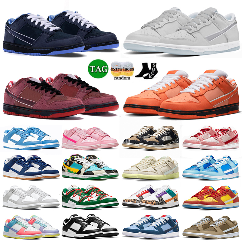 

White Lobster Men Women Running Shoes Orange Purple Green Blue Panda Unc Chunky Mummy Why So Sad Dodgers Triple Pink Curry Candy Sneakers Trainers Big Size 14, 36-48 black white