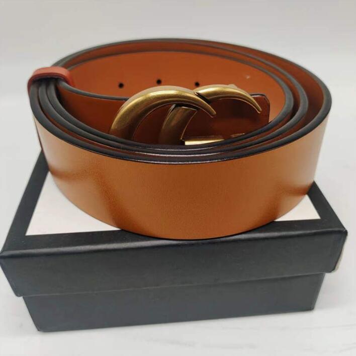 

High fashion women men Designer Belts unadjustable Casual Pinhole Buckle Business Mens design Cowhide imitation Belt 3.8cm With Box, 3.8cm with gift box