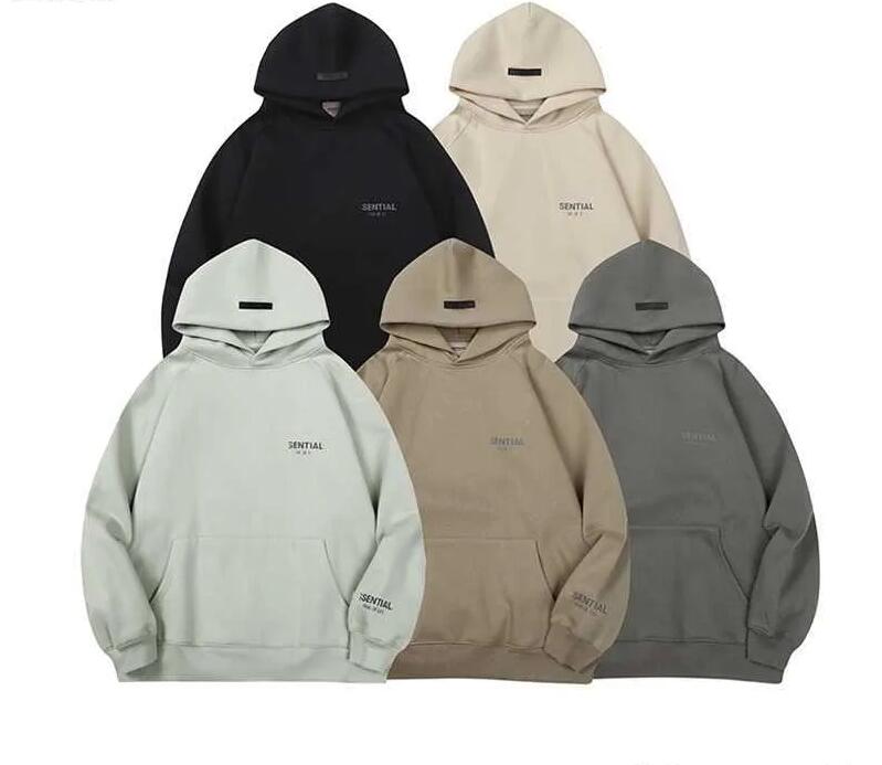

Designer Mens Essentail Hoodies Sweatshirts Pullover Streetwear Essen hoodies Oversized Clothing Tops Mens Hooded Jumper Refflective Letter Printing Size S-XL, Not sold separately