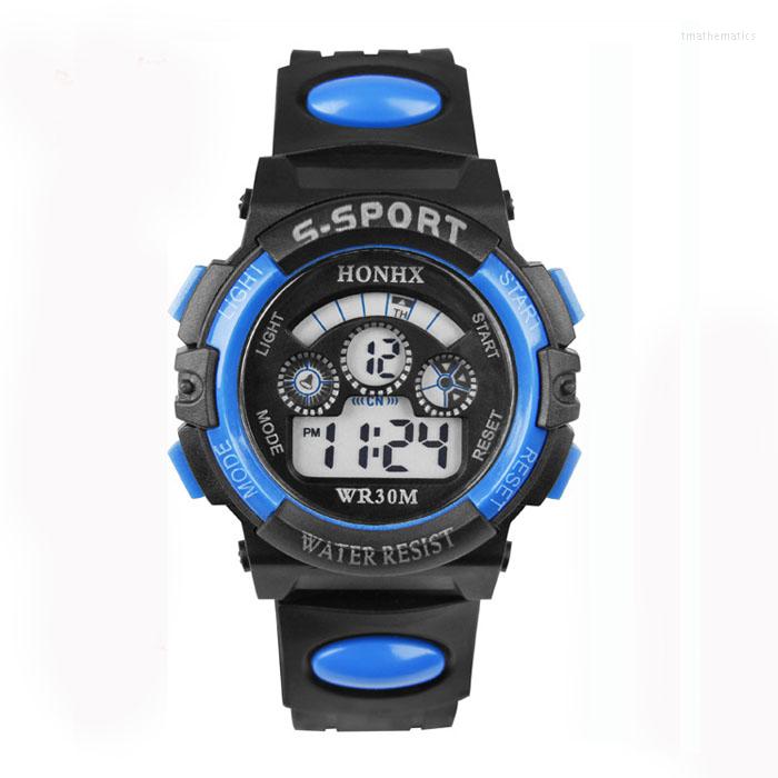 

Wristwatches Children Watch Sport Kids Watches Silicone Strap Waterproof Led Digital For Kid Student Girl Boy Wristwatch Clock, Only watch box