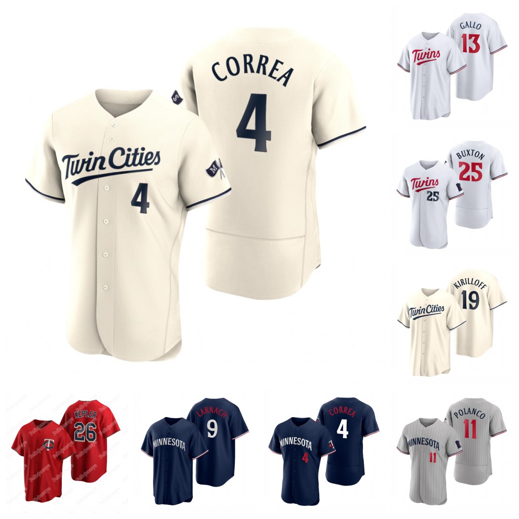 

Minnesota 4 Carlos Correa 2023 Twins Jersey 25 Byron Buxton Jorge Polanco Jose Miranda Joey Gallo Alex Kirilloff Joe Ryan Trevor Larnach Max Kepler Christian Vazquez, 2023 red youth s-xl