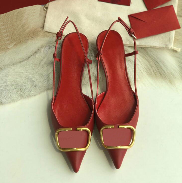 

designer heels fanshion Sandals Luxury Designers Women Slippers Flat Heel Sliders Calfskin All-match Stylist Shoes 6cm High Heels With logo high heels shoes bottom, Color35