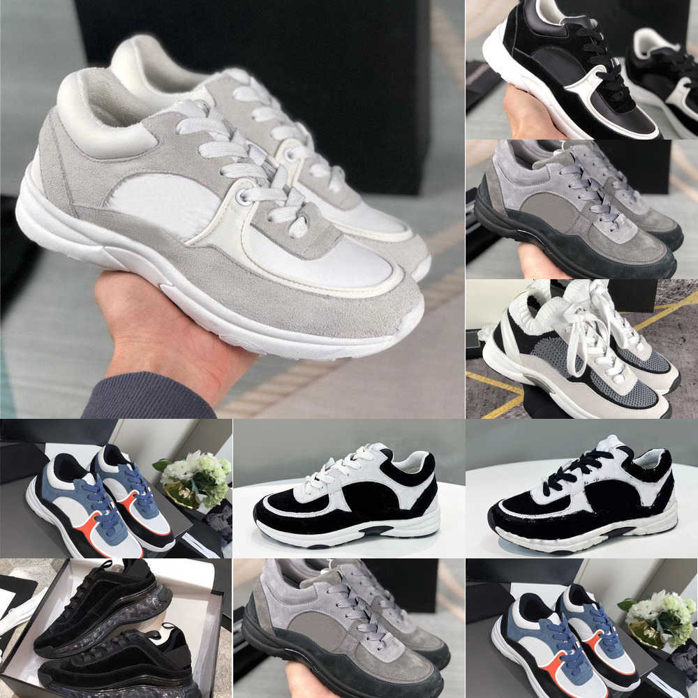 

Vintage Suede Casual Shoes Calfskin Reflective Sneaker Designer Mens Women Sneakers Fashion Shoes Increasing Platform Shoe Leather Trainers, 13